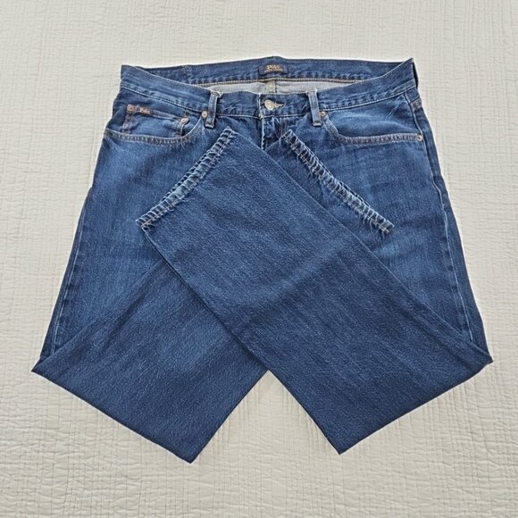 Ralph Lauren Polo Jeans Men's 36x30 Straight Leg Dark Wash Stretch Classic Fit - Picture 3 of 16